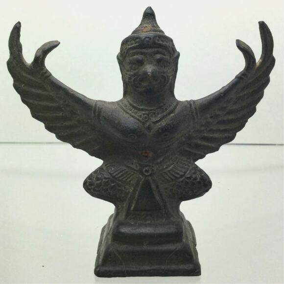 Vintage Bronze Garuda Bird Statue from Thailand